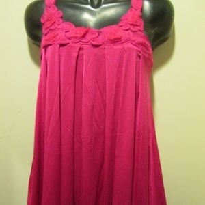 HOT PINK TOP, NWOT, SIZE SMALL, BRAND COVER CHARGE